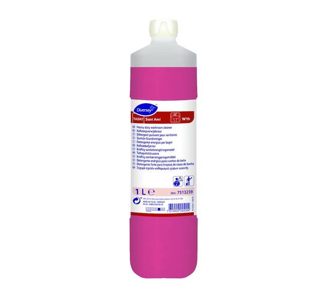 Sanitairreiniger Taski Sani Ami kalkzeepverwijderaar W1h 1 Liter