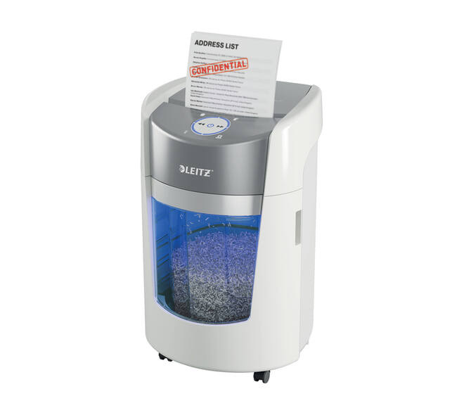 Papiervernietiger Leitz IQ OptiMax 350 Small Office P5 snippers 2x15mm