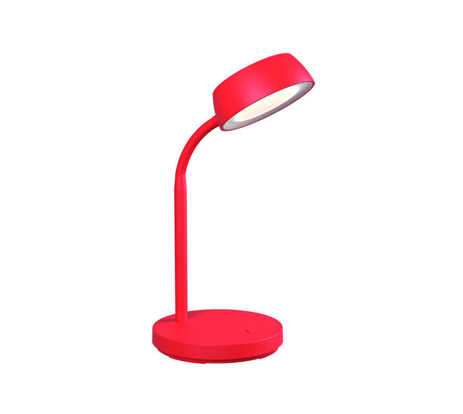Bureaulamp MAUL Abby LED licht rood