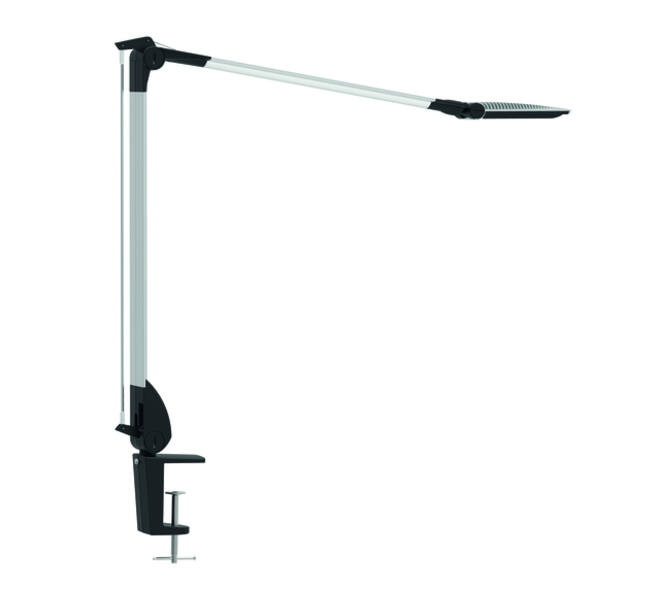 Bureaulamp MAUL Optimus LED dimbaar tafelklem zilver