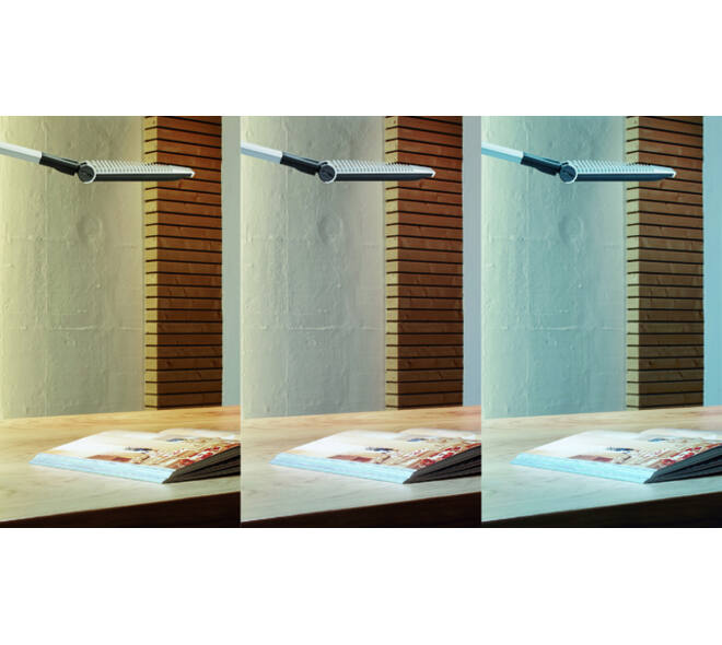 Bureaulamp MAUL Optimus LED dimbaar tafelklem antraciet