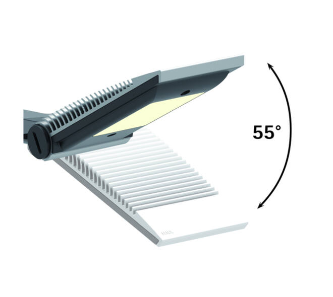 Bureaulamp MAUL Solaris LED zilver