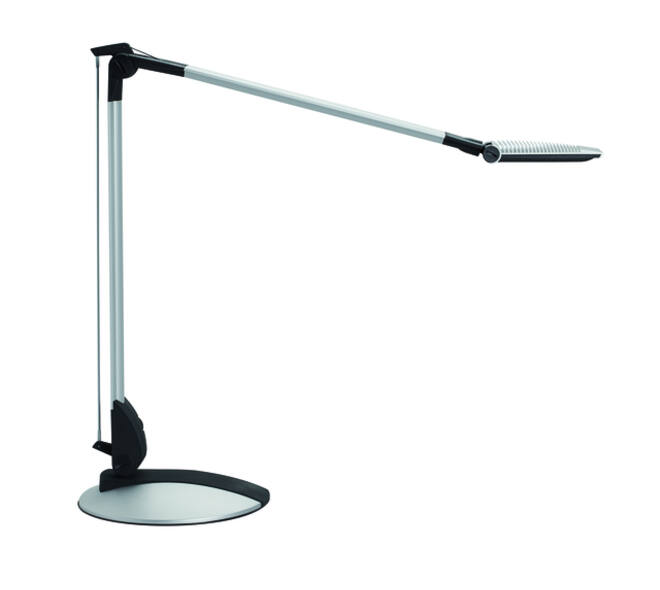 Bureaulamp MAUL Optimus LED dimbaar voet zilver