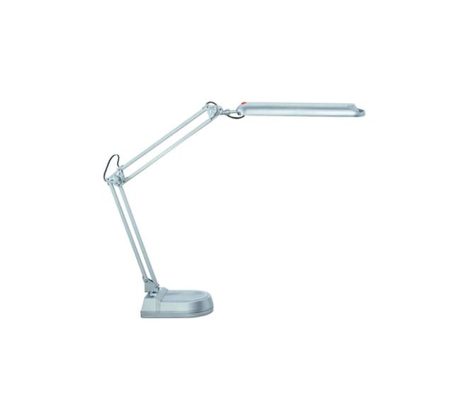 Bureaulamp MAUL Atlantic LED op voet zilver