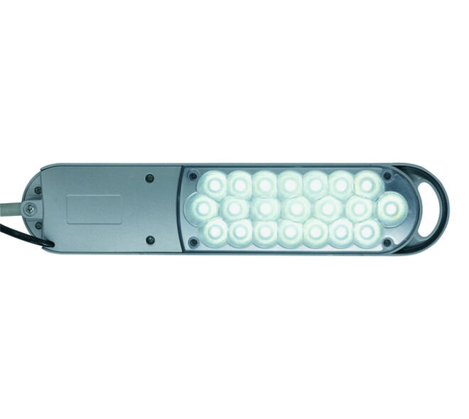 Bureaulamp MAUL Atlantic LED op voet zilver