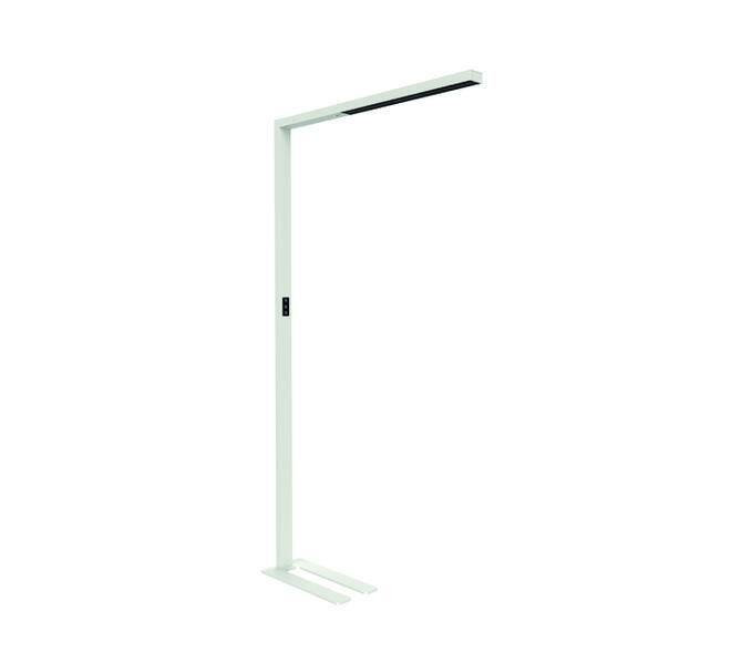 Vloerlamp MAUL Sirius LED beweging- daglichtsensor dimbaar wit