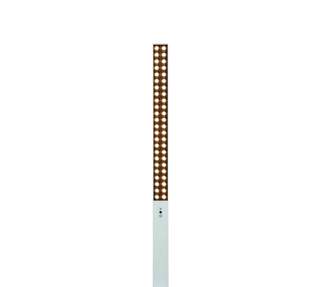 Vloerlamp MAUL Sirius LED beweging- daglichtsensor dimbaar wit