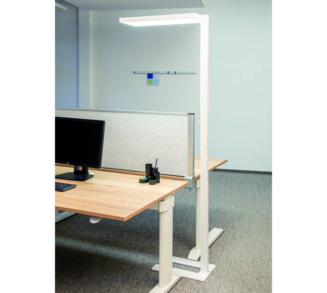 Vloerlamp MAUL Jura LED dimbaar wit