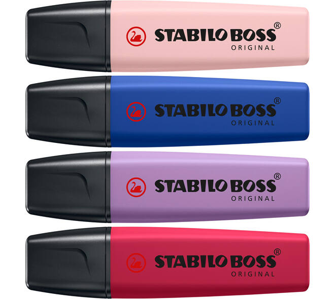 Markeerstift STABILO Boss Wildflower display klein assorti