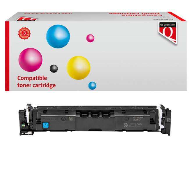 Tonercartridge Quantore alternatief tbv HP W2201X cyaan
