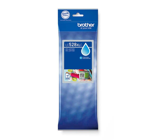 Inktcartridge Brother LC-528XLC blauw