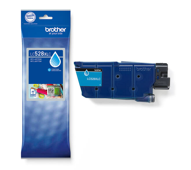 Inktcartridge Brother LC-528XLC blauw