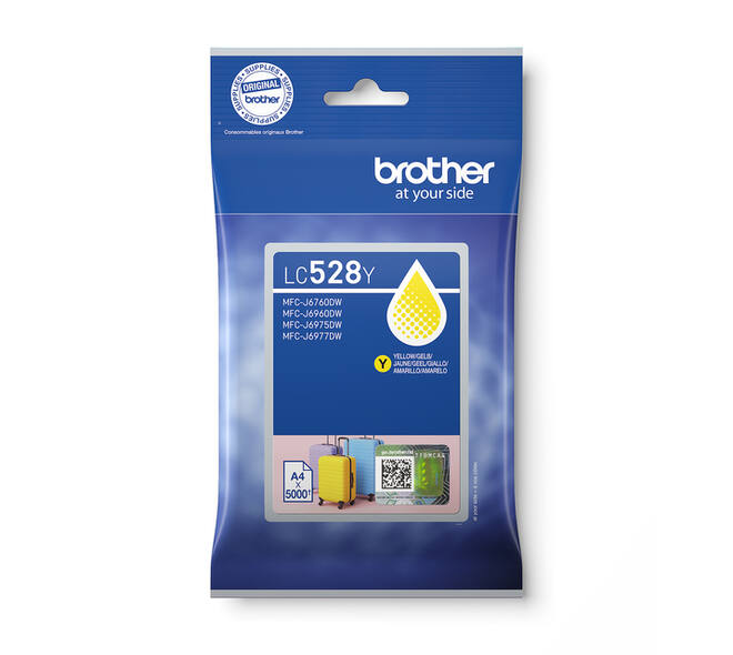 Inktcartridge Brother LC-528Y geel