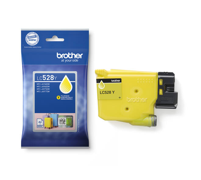Inktcartridge Brother LC-528Y geel