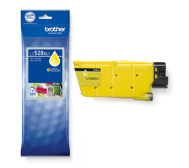 Inktcartridge Brother LC-528XLY geel