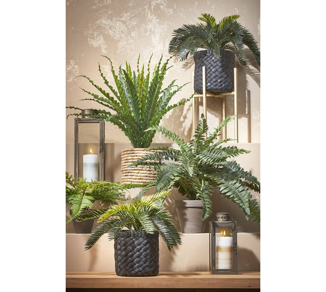 Kunstplant Mica Boston varen groen in pot Ø50cm 42cm