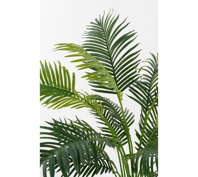 Kunstplant Mica Areca palm in pot groen waterproof