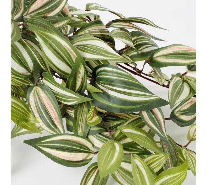 Kunstplant Mica Tradescantia hangend groen Ø25 45cm