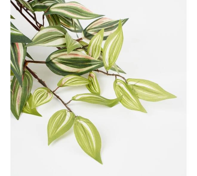 Kunstplant Mica Tradescantia hangend groen Ø25 45cm