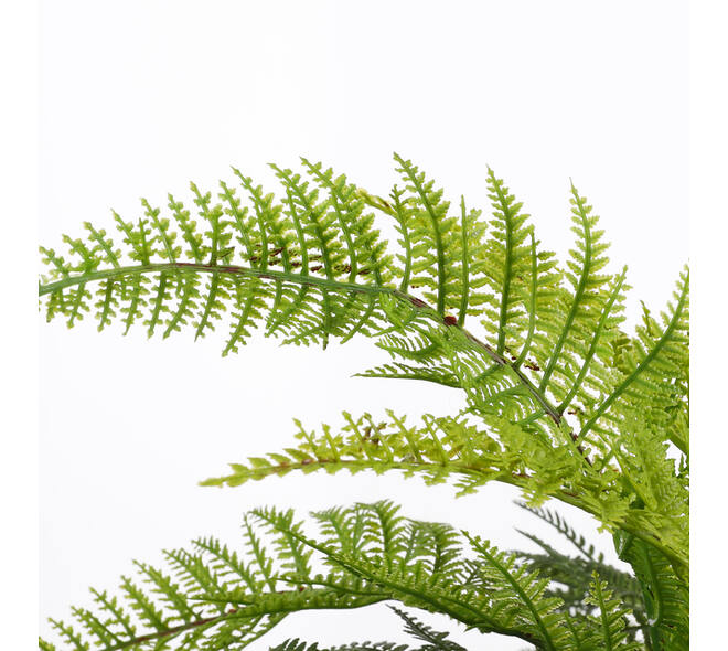 Kunstplant Mica varen groen in pot Stan grijs Ø50 38cm