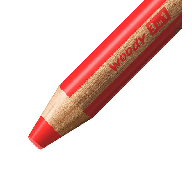 Kleurpotloden STABILO 882 woody 3 in 1 incl 3 slijpers classpack 38st