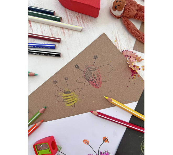 Kleurpotloden STABILO 203 Trio dik assorti classpack à 300 stuks
