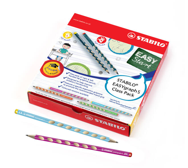 Potlood STABILO Easygraph grafiet 325 HB classpack à 48 stuks