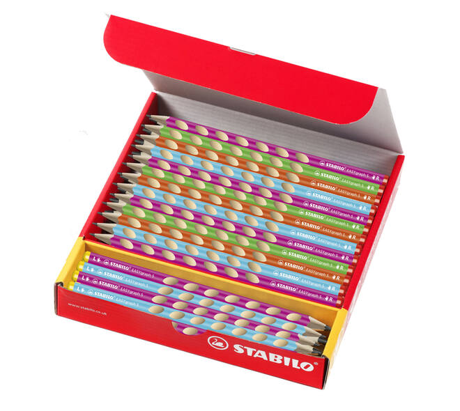 Potlood STABILO Easygraph grafiet 325 HB classpack à 48 stuks