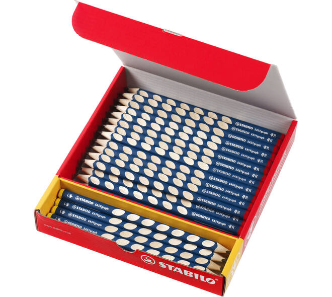 Potlood STABILO Easygraph grafiet 321 HB classpack à 48 stuks