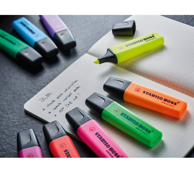 Markeerstift STABILO BOSS Original 70 assorti classpack à 48 stuks