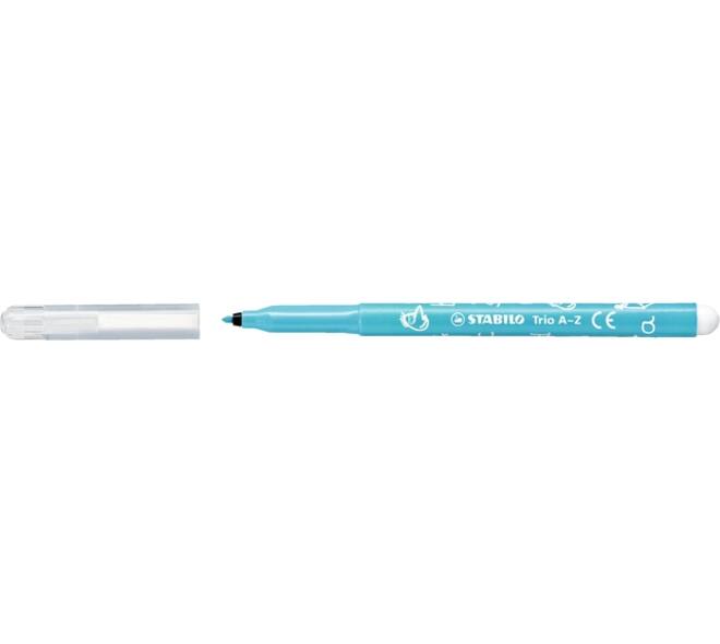Viltstift STABILO Trio A-Z 378 fijn assorti classpack à 240 stuks