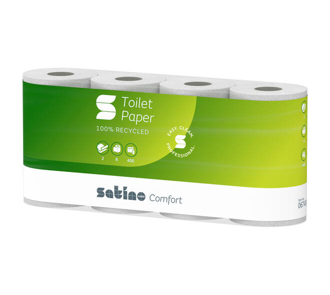 Toiletpapier Satino MT1 Comfort 2-laags 400 vel wit 067490