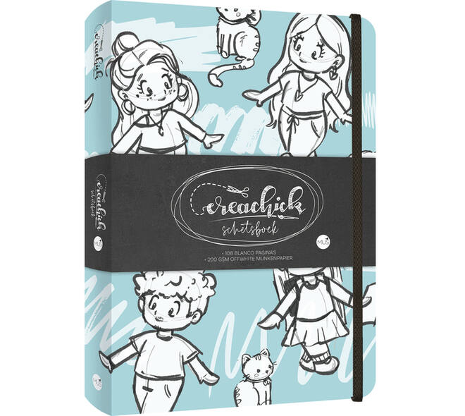Schetsboek CreaChick Blue