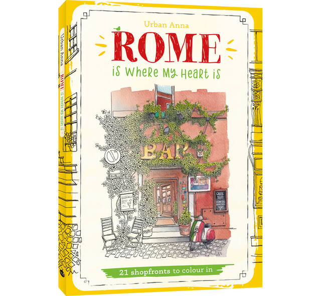 Kleurboek Urban Anna Rome is where my heart is
