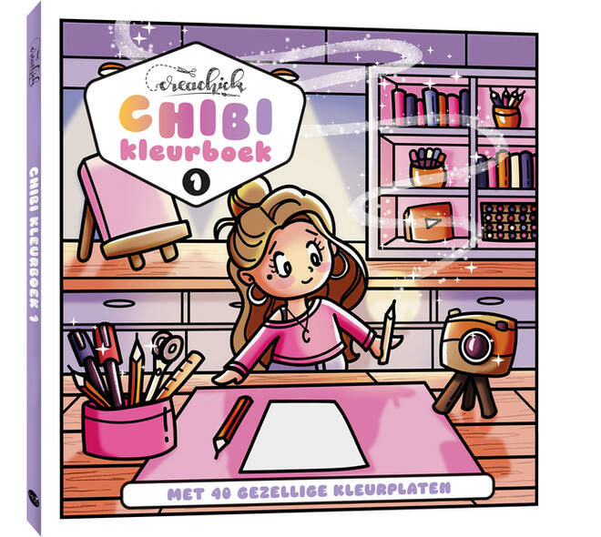 Kleurboek CreaChick Chibi