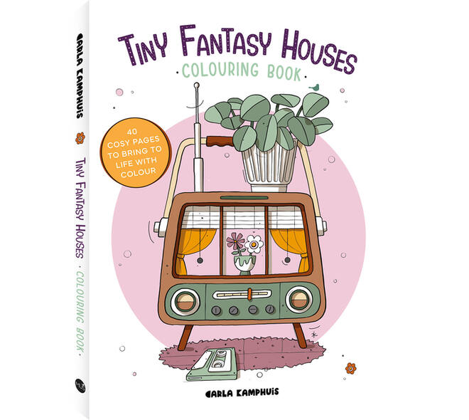Kleurboek MUS Tiny Fantasy Houses