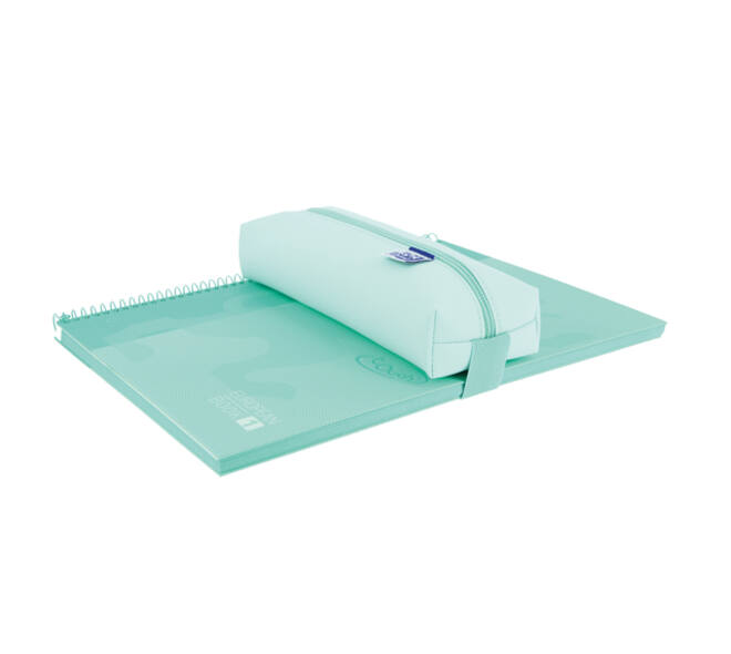 Pennenetui Oxford Live & Go pastel blauw