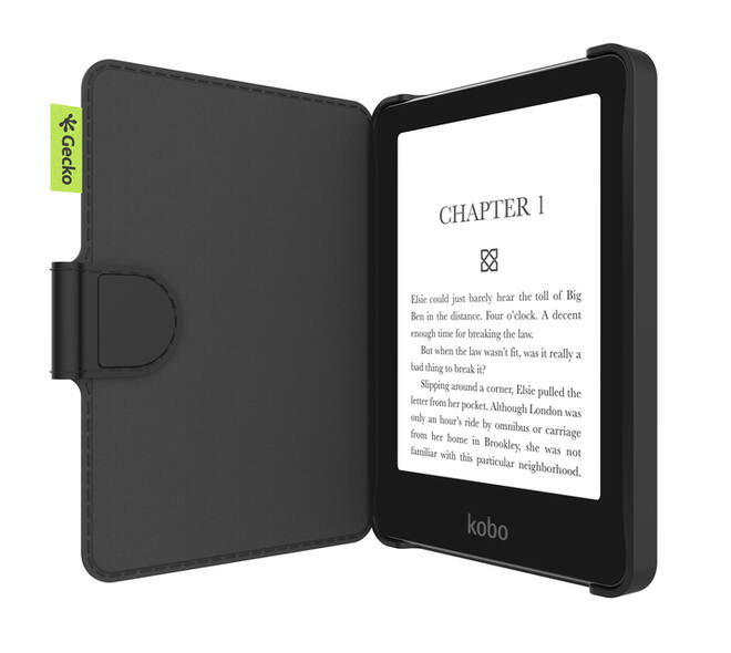 Beschermhoes Gecko Kobo Clara & Tolino zwart