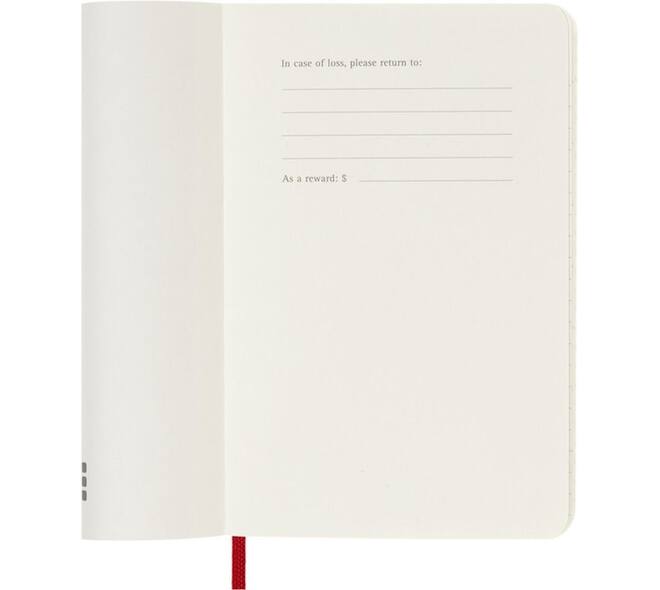 Agenda 2027 Moleskine 12M Planner Weekly 7dagen/1pagina pocket sc scarlet red