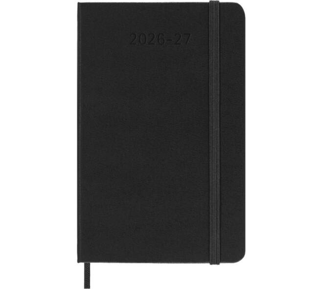 Agenda 2027 Moleskine 18M Planner Weekly 7dagen/1pagina pocket hc black