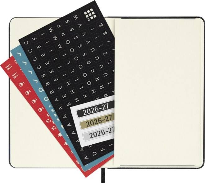 Agenda 2027 Moleskine 18M Planner Weekly 7dagen/1pagina pocket hc black