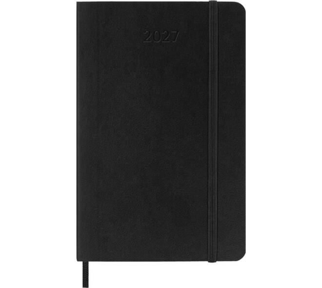 Agenda 2027 Moleskine 12M Planner Weekly 7dagen/1pagina pocket sc black