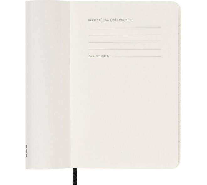 Agenda 2027 Moleskine 12M Planner Weekly 7dagen/1pagina pocket sc black