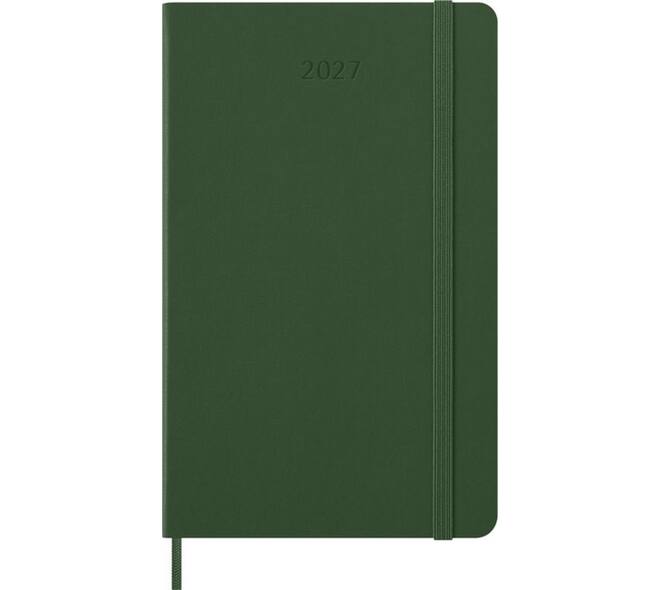 Agenda 2027 Moleskine 12M Planner Weekly 7dagen/1pagina large hc myrtle green