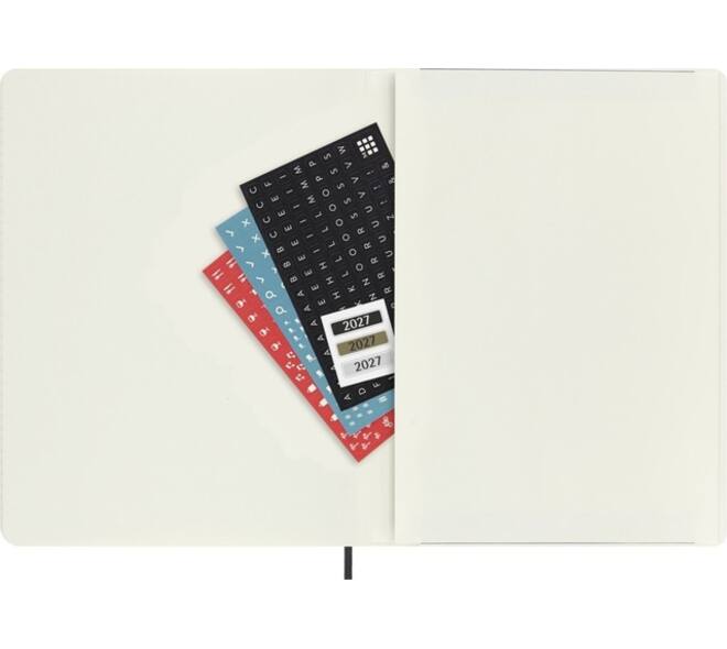 Agenda 2027 Moleskine 12M Planner Weekly 7dagen/1pagina xl sc black