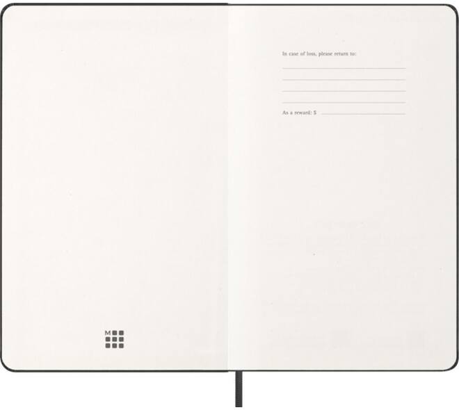 Agenda 2027 Moleskine 12M Planner Weekly 7dagen/2pagina's large hc black