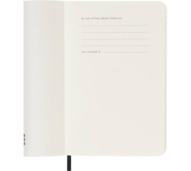 Agenda 2027 Moleskine 18M Planner Weekly 7dagen/1pagina pocket sc black