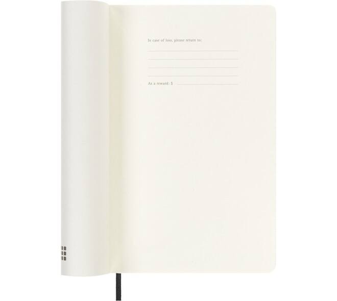 Agenda 2027 Moleskine 18M Planner Weekly 7dagen/1pagina large sc black