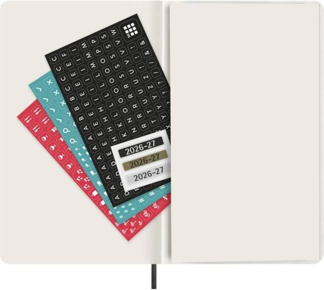 Agenda 2027 Moleskine 18M Planner Weekly 7dagen/1pagina large sc black