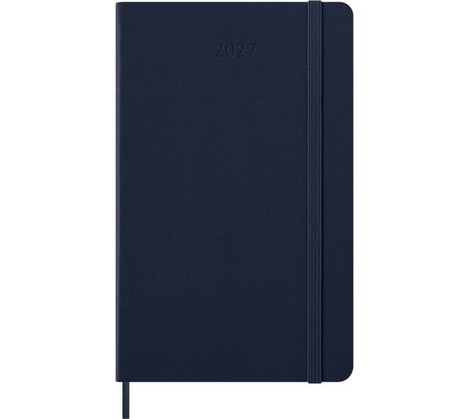 Agenda 2027 Moleskine 12M Planner Weekly 7dagen/1pagina large hc sapphire blue